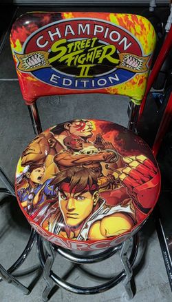 Street Fighter Arcade Bar Stool