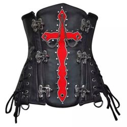 Goth Underbust  Corset 
