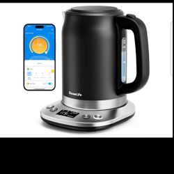 GoveeLife Smart Electric Kettle Temperature Control

WiFi Electric Tea Kettle with Alexa Control

1500W Rapid Boil, 2H Keep Warm,

1.7L BPA Free Stain