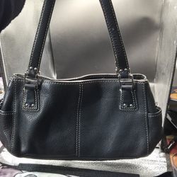 Fossil 1954 Classic “75082” Black Pebbled Leather Shoulder  Bag