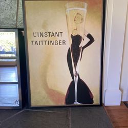 French Taittinger Print