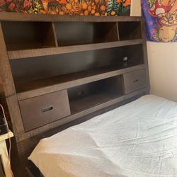 Full Size Bed /Storage In The Bottom ( Without Mattress)