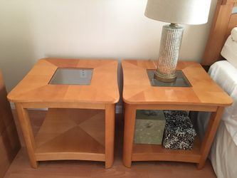 Coffee table and end tables