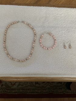 Homemade Natural Stone Jewelry Set $30