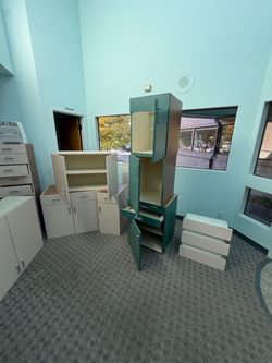 Lot of Office Storage Cabinets and Drawers
