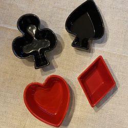 Card Table Bowls- Poker Table Snack Bowls