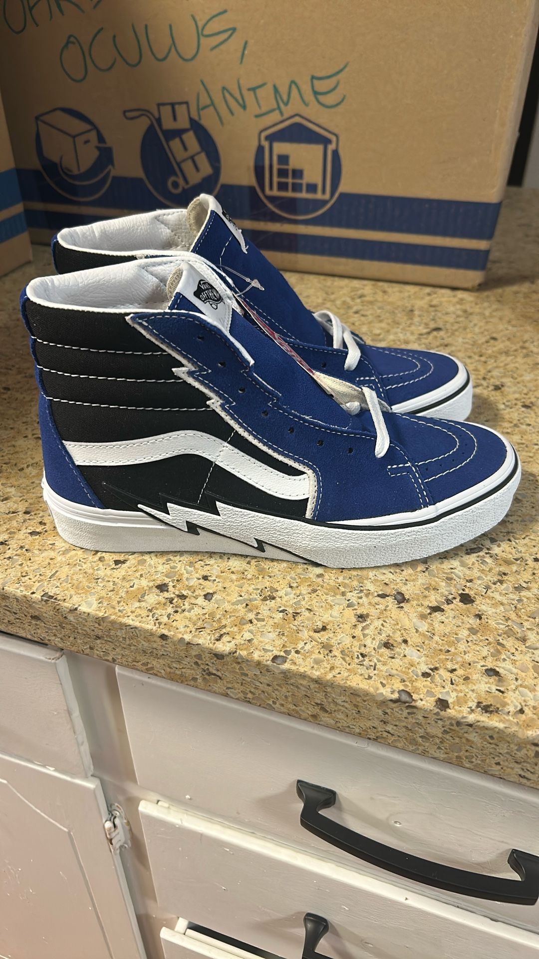 Vans Sk8-Hi True Blue “Volt” Sz 7 Brand New