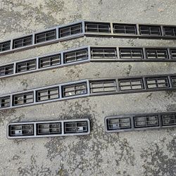 1973 to 1977 Chevy Monte Carlo 5 Piece Front Grille Set