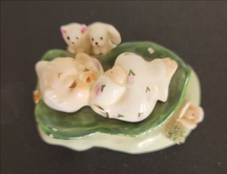 Ceramic Sleeping Child Figurine