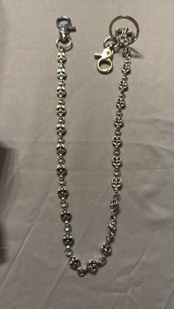 FLEUR-DE-LIS WALLET CHAIN - BIKER JEAN POCKETCHAIN