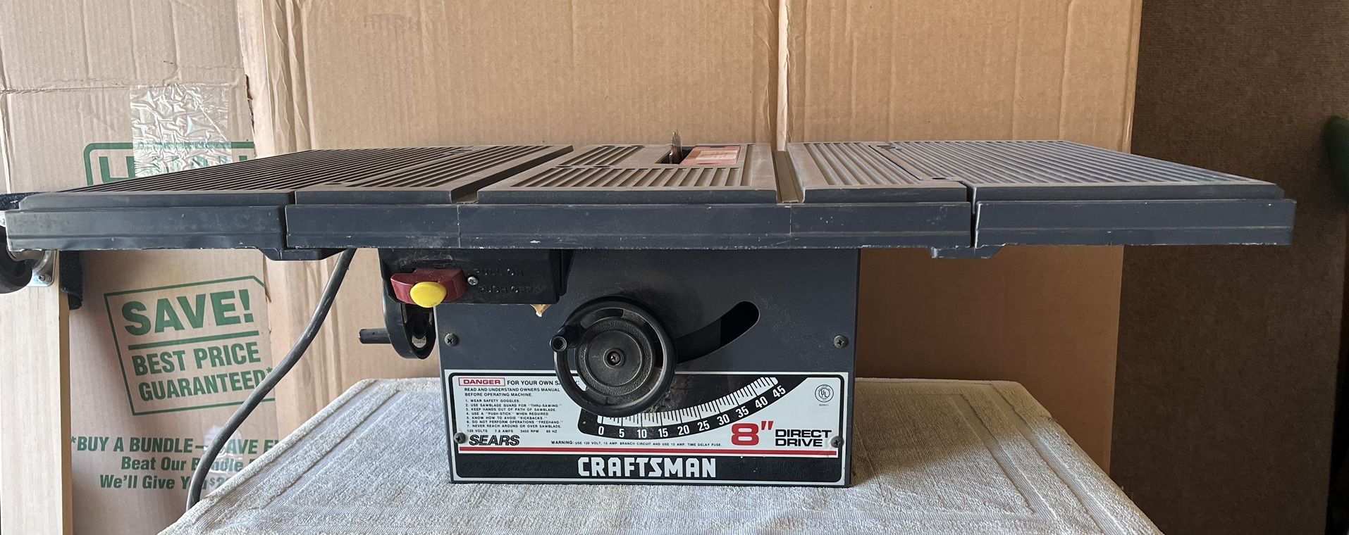 Sears, Craftsman Table Saw