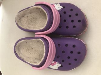 Crocs Hello Kitty kids size 10