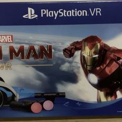 Pre Owned PlayStation VR Marvel Iron Man Virtual Reality Headset Bundle PSVR
