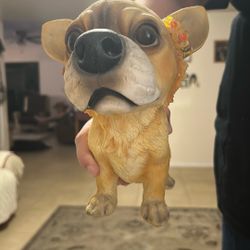 Big Head Dog Statue