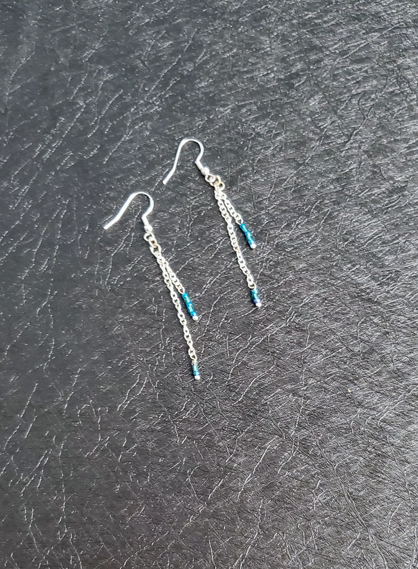 Turquoise Beaded Drop/Dangle Earrings