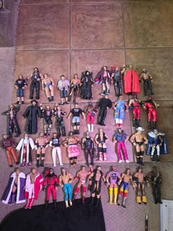 Wwe elites and other wrestling action figures