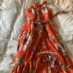 VINCE CAMUTO Women's Floral-Print Flutter-Sleeve Dress Make A Offer 