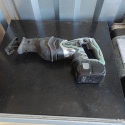 Hitachi 18v Sawzall With Battery