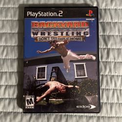 Backyard Wrestling Playstation 2 Game