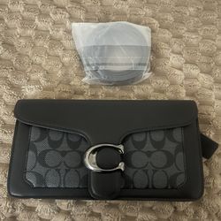 Black coach tabby shoulder Bag
