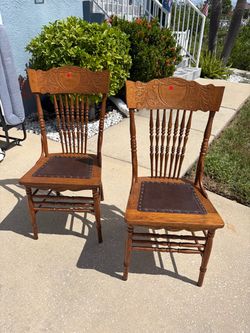 Pair of antique chairs