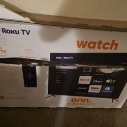 Onn 50 Inch 4k Tv (Open Box)