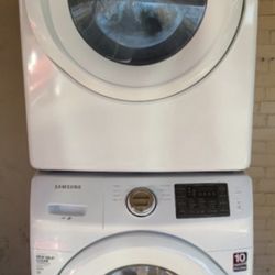 SUPER NICE!!! 27” SAMSUNG VRT Stackable Front Loading Washer & Dryer Set!