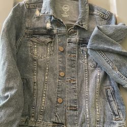 Ripped Denim Jacket 
