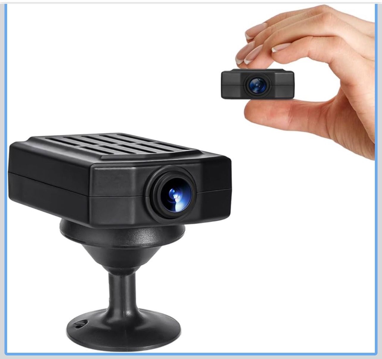 Mini Security Camera 1080P,64GB Nanny Video Recorder Dome Camera with Motion Detection, 3H Battery for Pet/Nanny Surveillance(Not WiFi)