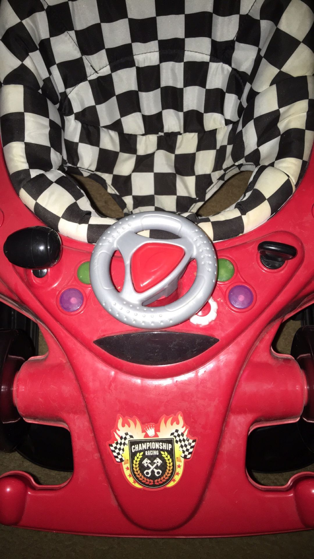 Dream on me red activity walker