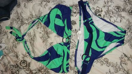 2pc ladies blue&green ROXIE Quick silver med