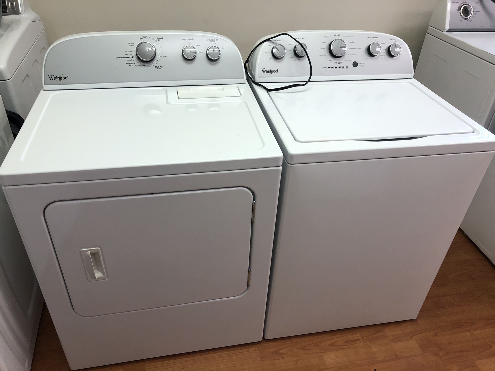 Set Washer And Dryer Whirlpool 
