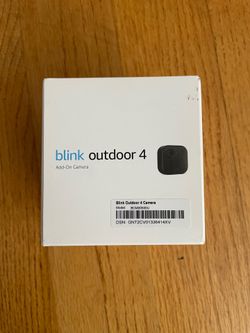 New Blink Outdoor 4 Camera