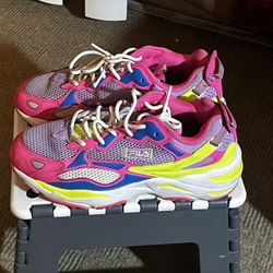 Neon Fila Shoes