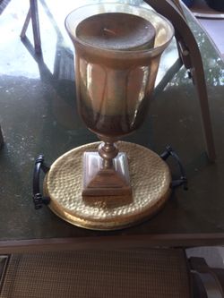 Candle and stand