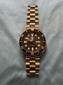 Seiko SKX007J1 Analog Japanese-Automatic Black Rubber Diver's Watch