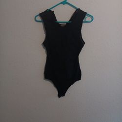 HAUTE MONDE BLACK LACE STRETCH BODY SUIT