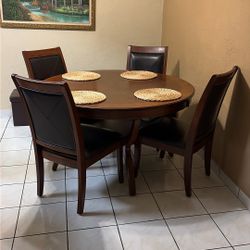 Wooden Dining Table Set With Chairs