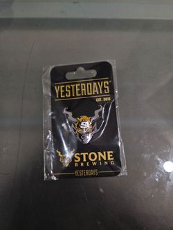 Stone Brewing Yesterdays Enamel Lapel Pin