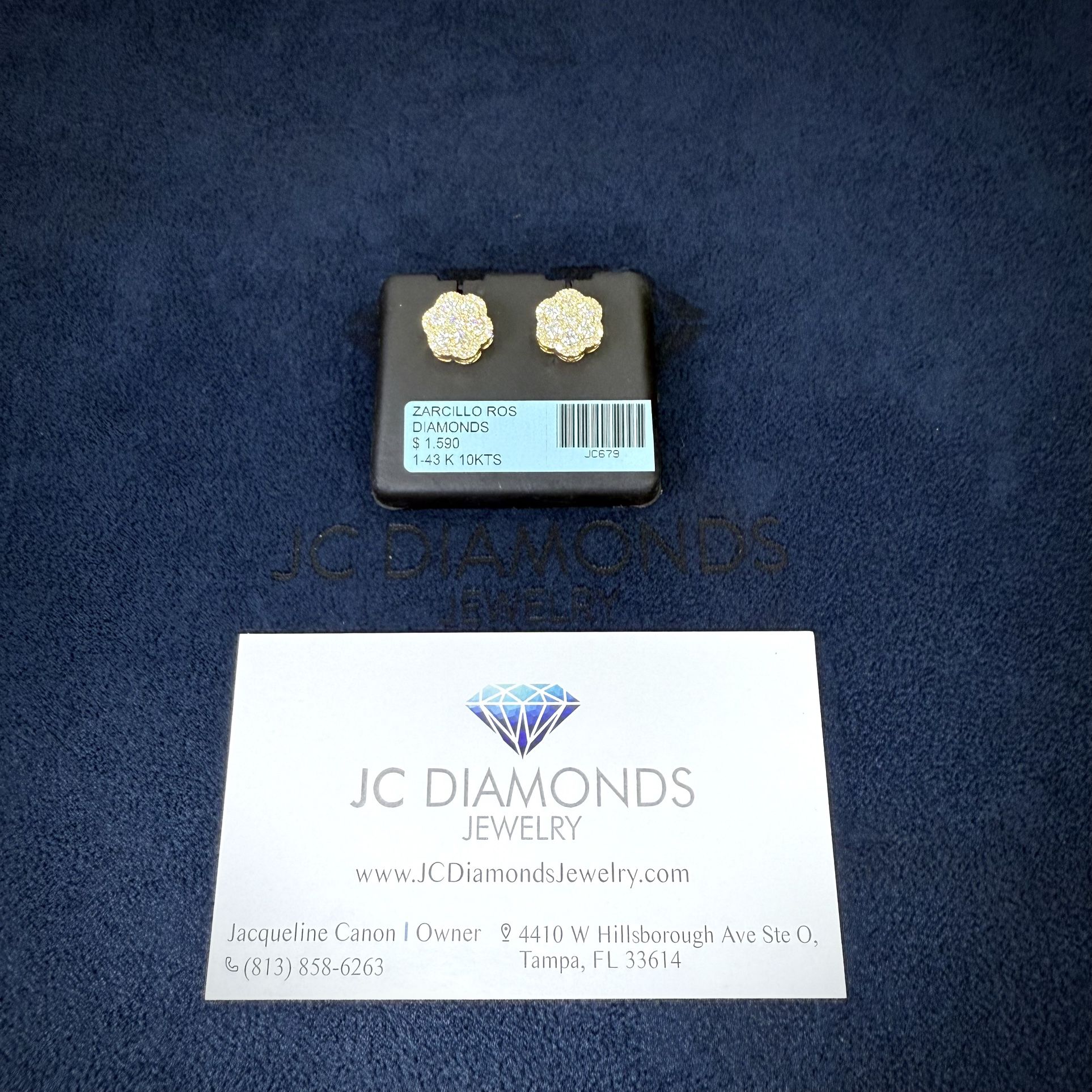 Errings Diamonds Natural 10k Gold