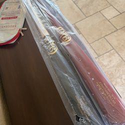 34 and 33.5 DTB wood bats and Cooperstown bats