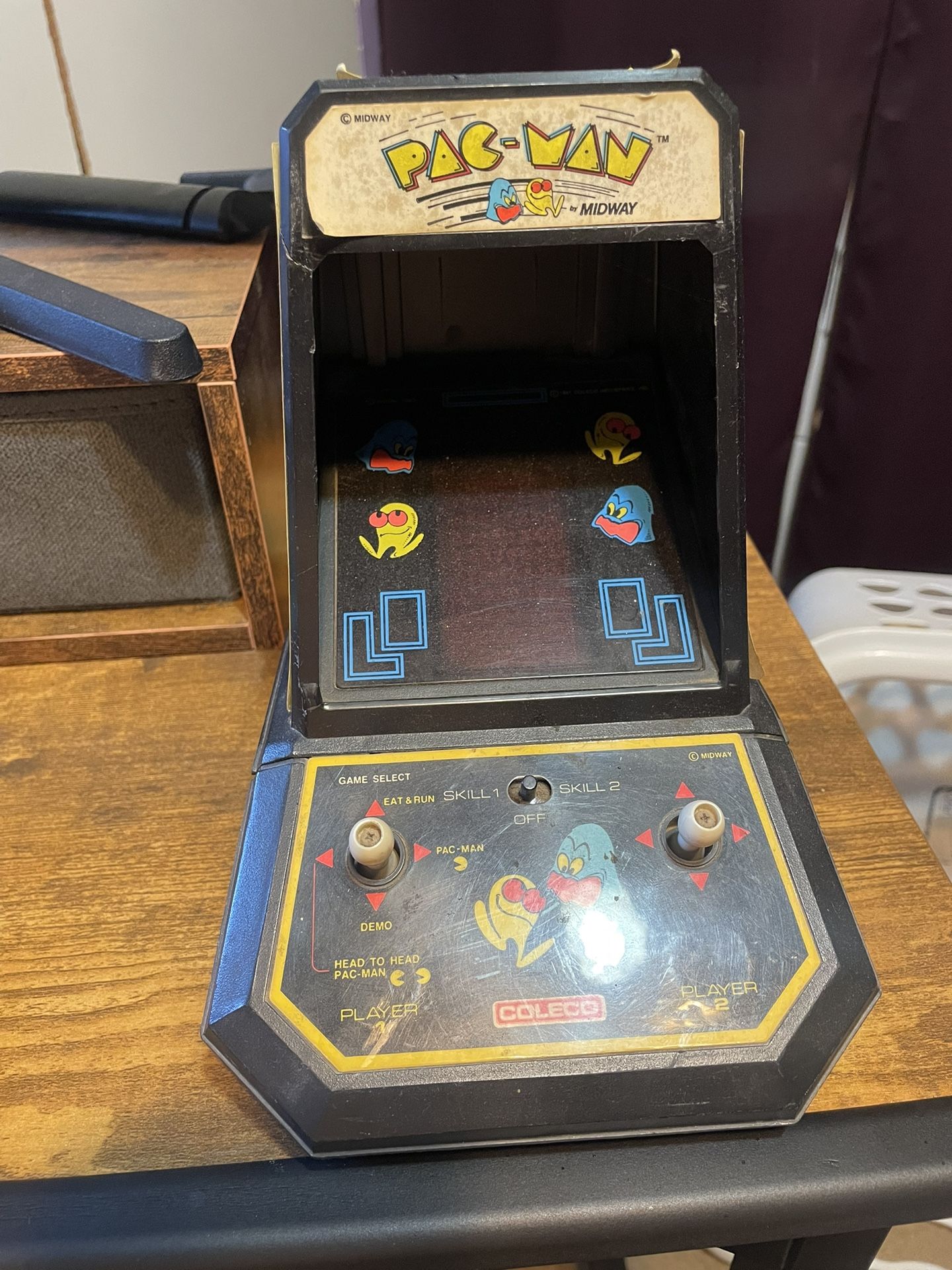 Coleco PAC-MAN vintage Table Top Game