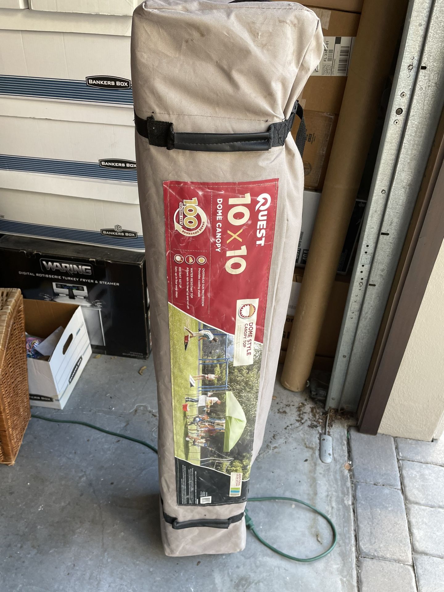 Quest Q100 10' x 10' Quick Lift Straight Leg Canopy for Sale in Tampa