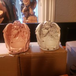 HOLY ANGELS CANDLE HOLDER