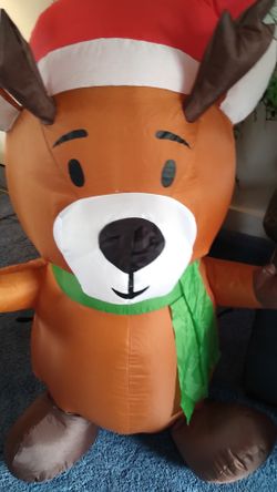 blow up christmas bear