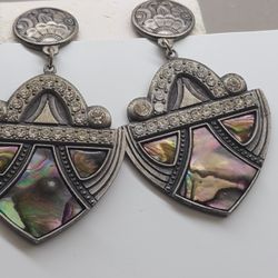 EXTREME ART DECO WITH RARE ABALONE 
