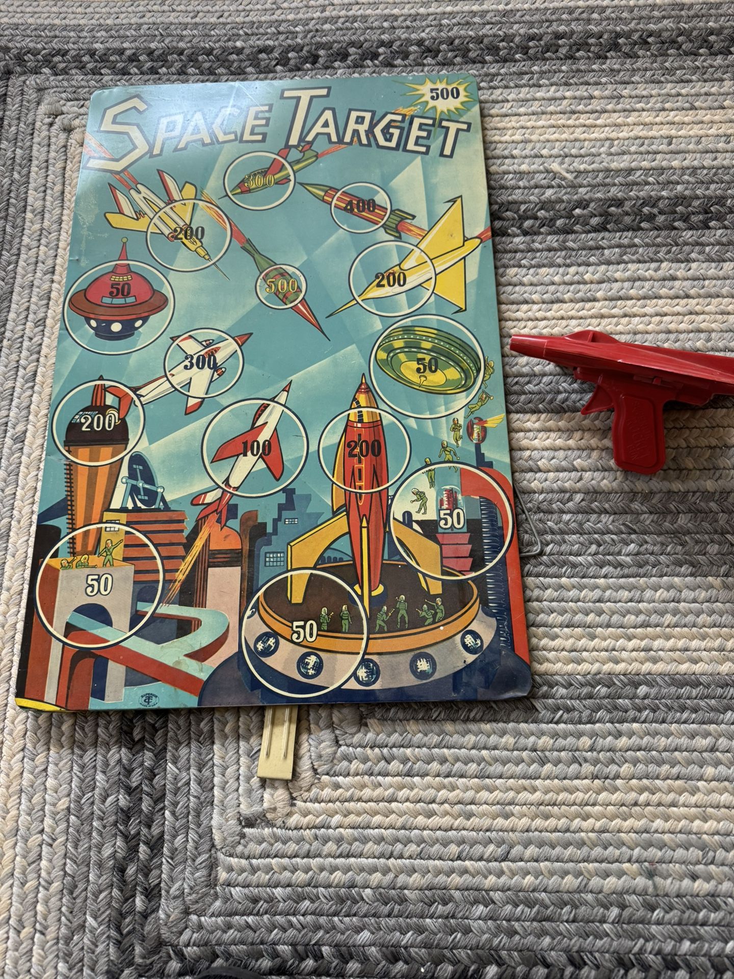 Superior Space Target Antique Dart Game