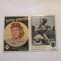 SPORTS CARDS Clemente Anderson