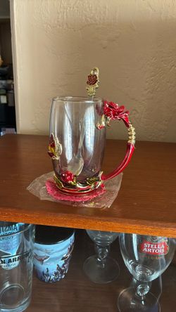 Rose Emerald Tea Cup