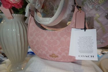 Emily Pink Signature Denim Purse